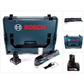 Bosch GOP 12V-28 Professional Découpeur-ponceur sans fil Brushless avec Starlock + boîtier L-Boxx + 1 x Batterie GBA 6,0 Ah -