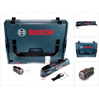 Bosch GOP 12V-28 Professional Découpeur-ponceur sans fil Brushless avec Starlock + 1 x Batterie GBA 12 V 3,0 Ah + Coffret