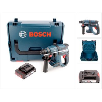 Bosch GBH 18 V-EC 18 V 1,7 J SDS-Plus Marteau perforateur sans fil sans balais + 1x Batterie 2,0 Ah + L-Boxx - sans chargeur