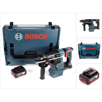 Bosch GBH 18 V-26 Perforateur sans fil Professional SDS-Plus avec Boîtier de transport L-Boxx + 1x Batterie GBA 5 Ah - sans