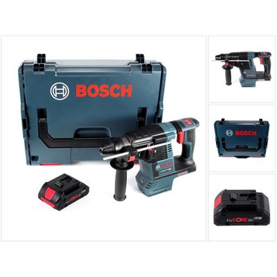 Bosch GBH 18 V-26 Professional SDS-plus Perforateur sans-fil + Coffret de transport L-Boxx + 1x Batterie GBA 18 V 4,0 Ah - 14850 - 4250559955597