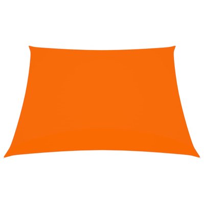 vidaXL Voile de parasol Tissu Oxford carré 4x4 m Orange - 135689 - 8720286124352