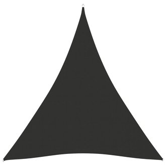 vidaXL Voile de parasol Tissu Oxford triangulaire 5x6x6 m Anthracite