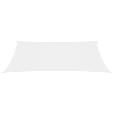 vidaXL Voile de parasol Tissu Oxford rectangulaire 2x4,5 m Blanc - 135258 - 8720286120590