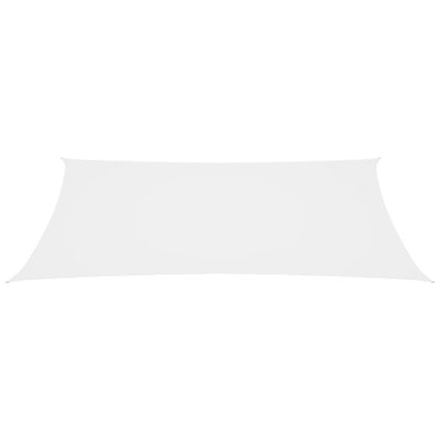 vidaXL Voile de parasol Tissu Oxford rectangulaire 2x5 m Blanc - 135259 - 8720286120606
