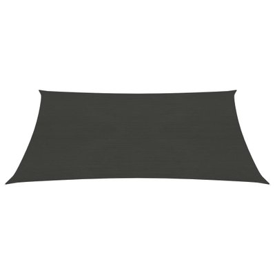 vidaXL Voile d'ombrage 160 g/m² Anthracite 2x2,5 m PEHD - 311061 - 8720286096246