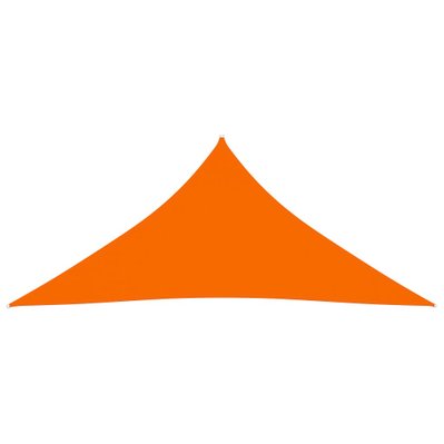 vidaXL Voile de parasol Tissu Oxford triangulaire 4x4x4 m Orange - 135726 - 8720286124727
