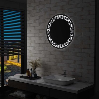 vidaXL Miroir à LED pour salle de bain 70 cm - 144721 - 8719883554044