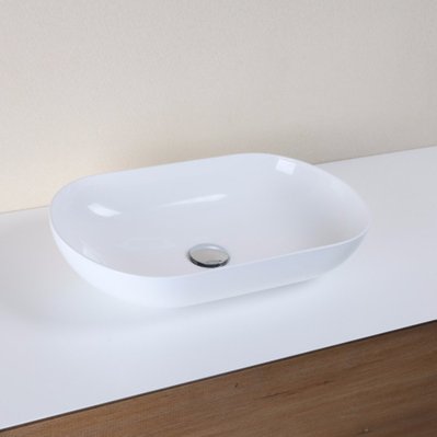 Vasque à poser design en marbre de synthèse SIENA 54 x 34 cm - 28054003-0 - 3760253893794