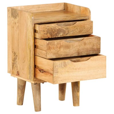 Table de nuit chevet commode armoire meuble chambre bois de manguier massif 40 x 30 x 59 5 cm 1402059 - 1402059 - 3001396144269