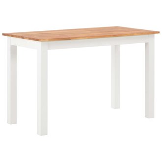 Table de salon salle à manger design 120 cm bois de chêne solide 0902134