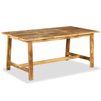 Table de salon salle à manger design bois de manguier massif 180 cm 0902323