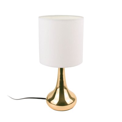 Lampe de chevet design Touch - H. 32 cm - Blanc - 701453 - 3665549034885