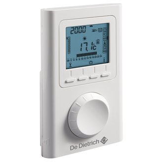Thermostat d’Ambiance Filaire Contact sec Programmable AD 337 De Dietrich Compatible toutes chaudières