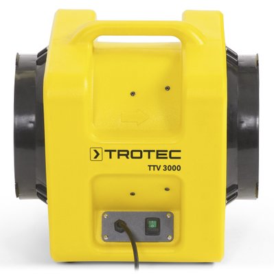 TROTEC Ventilateur-extracteur TTV 3000 - Débit d'air 3.000 m³/h - 360 Pa - 1510000014 - 4052138019672