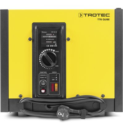 TROTEC Déshumidificateur professionnel compact TTK Qube - Débit d'air 283 m³/h - 20l/24h - 1120000117 - 4052138091999