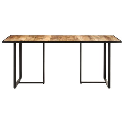 vidaXL Table de salle à manger 180 cm Bois de manguier brut - 320695 - 8720286069950