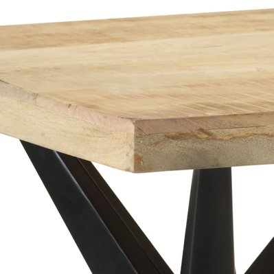 vidaXL Table de salle à manger 120x60x76 cm Bois solide de manguier - 323560 - 8720286068267