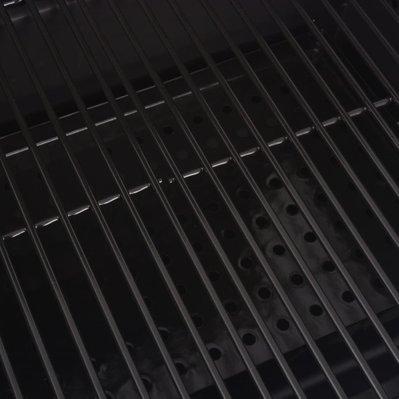 vidaXL Barbecue au charbon de bois avec étagère inférieure Noir - 43048 - 8718475506225