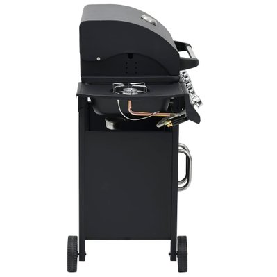 vidaXL Barbecue à gaz 4+1 zones de cuisson Noir Acier - 310105 - 8720286055267