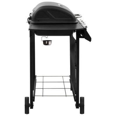 vidaXL Barbecue gril à gaz avec 4 brûleurs Noir - 48545 - 8719883765662