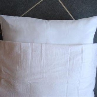Protège oreiller molleton - blanc - 60x60cm