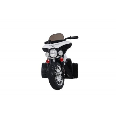 Moto de Police Electrique 20W pour enfants - 80L x 43l x 54,5H cm - 3 roues, marche av/ar, phares fonctionnels, bruitages moteur - BMELEC021 - 3700998922519