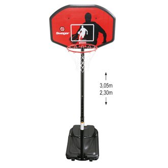 Panier de Basketball sur Pied Mobile "The Classic" Hauteur Réglable de 2,30m à 3,05m