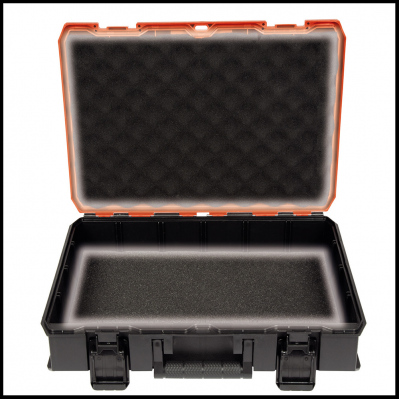 Coffret de rangement E-Case S-F Einhell - 44 x 32 x 13 cm - étanche aux éclaboussures & empilable - charge max. 25 kg  - 4540011 - 4006825653991