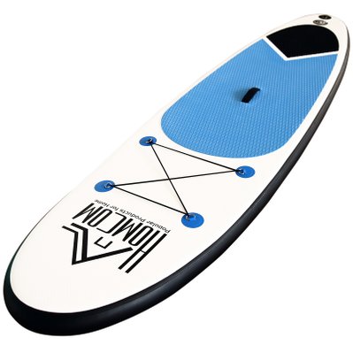 Stand up paddle gonflable nombreux accessoires fournis PVC bleu blanc noir - A33-003 - 3662970063590