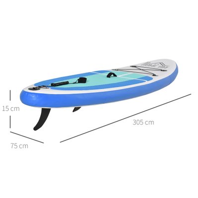 Stand up paddle gonflable nombreux accessoires fournis PVC - A33-015 - 3662970081556