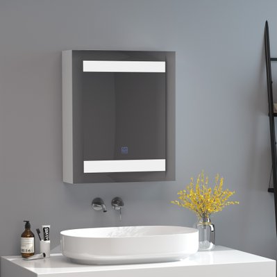 Miroir lumineux LED armoire murale salle de bain - 834-037WT - 3662970065037