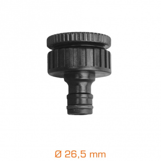 Connecteur à vis pour robinet d'extérieur - D 26,5 - D 33,3 mm