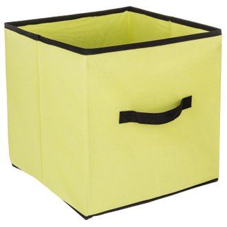 Boîte de rangement pour meuble - 31 x 31 cm - Vert Anis
