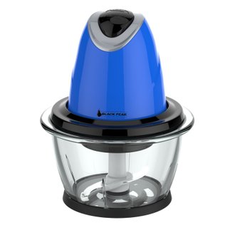 Hachoir électrique Blackpear BHA 013 - Bleu - 300W - Bol en verre - Capacité 1L