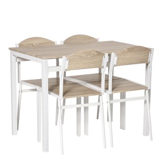 Table de salle à manger 4 chaises style contemporain