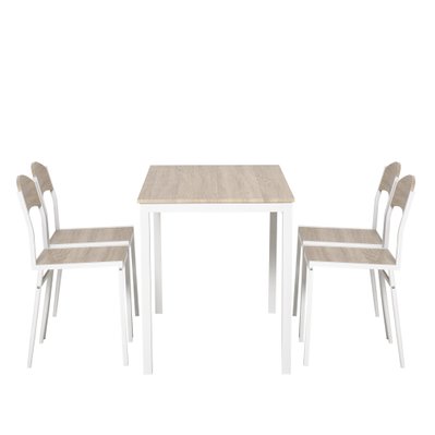 Table de salle à manger 4 chaises style contemporain - 835-087 - 3662970043813