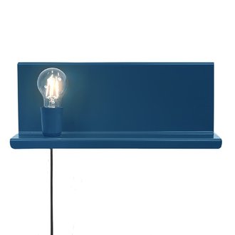 HOMEMANIA Lampe Murale Shelfie2, Bleu Fonce