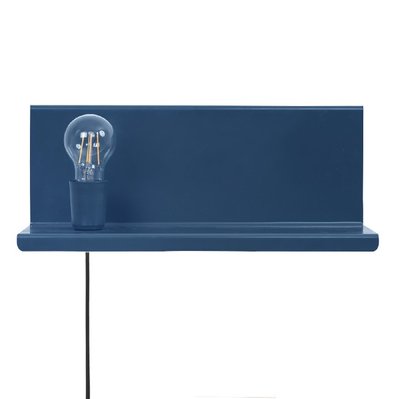 HOMEMANIA Lampe Murale Shelfie2, Bleu Fonce - HIO8681847167488 - 8681847167488