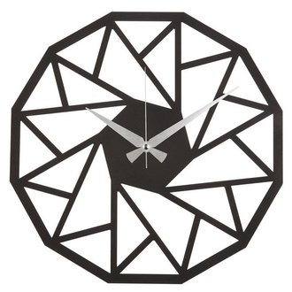 HOMEMANIA Horloge murale, Noir