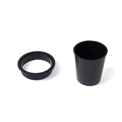 Emuca Accessoire porte-objets Pot, Plastique noir, Plastique, 5 ut. - 3920317 - 8432393279756