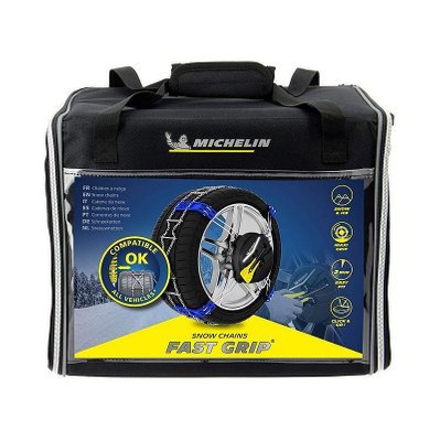 Chaînes Michelin Fastgrip montage frontal pneu 205-65-16 215-50-18 235-45-18 - MFG-90 - 3221320084892