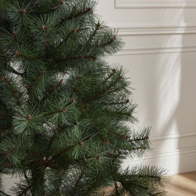 Sapin de Noël artificiel de 210cm - Hinton - dense et touffu. mélange d’aiguilles. aspect réaliste. pied inclus - 3760326999026 - 3760326999026