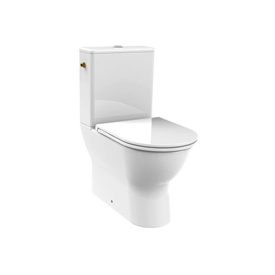 Pack WC à  poser DUNEO - Mécanisme 3/6L et alimentation d'eau silencieuse - 240108 - 3588560346013