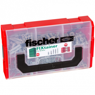Boîte modulable FIXtainer tous matériaux - avec 240 chevilles UX, SX et GK avec vis 