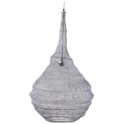 Lampe suspension métal gris blanchi Diamètre 60cm - 24303 - 3238920782707