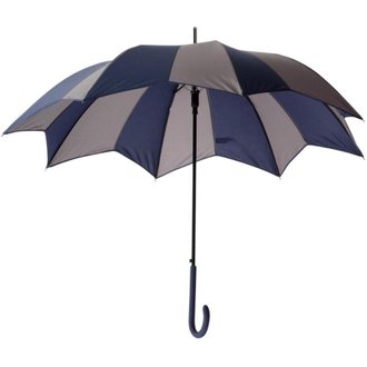 Parapluie bicolore découpe géométrique