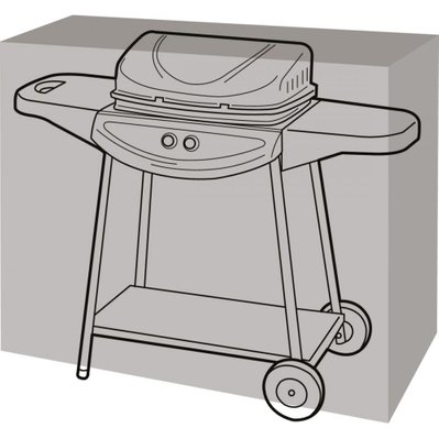 Housse de protection barbecue rectangulaire 124 cm de long - 44004 - 5031670513120
