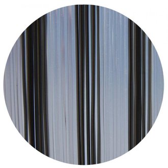 Rideau de porte en PVC gris Trento 90x210 cm