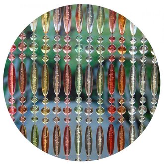 Rideau de porte en perles multicolores Stresa 90 x 120 cm
